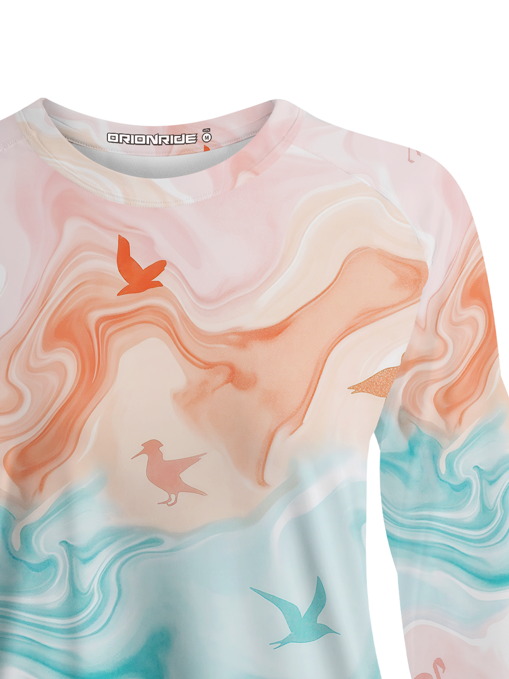Orionride Seaside Sunset Women's Quick Dry Downhill Jersey