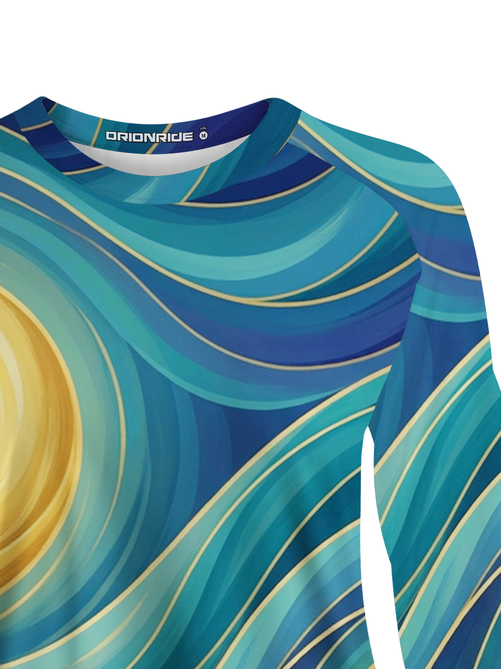 Orionride Gold Swirl Women's Quick Dry Downhill Jersey