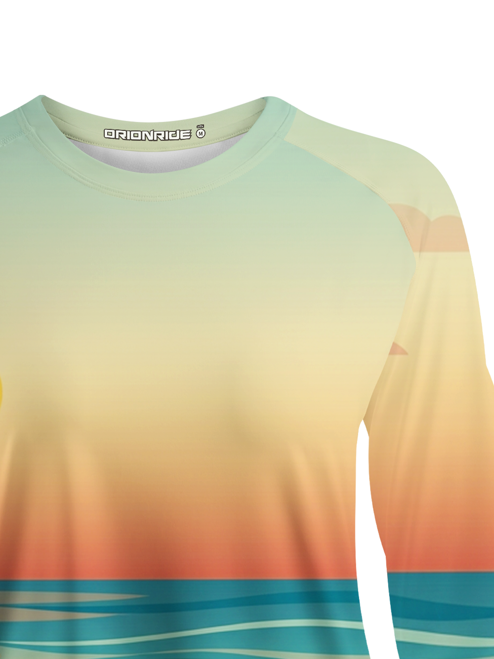 Orionride Golden Tide Line Women's Quick Dry Downhill Jersey