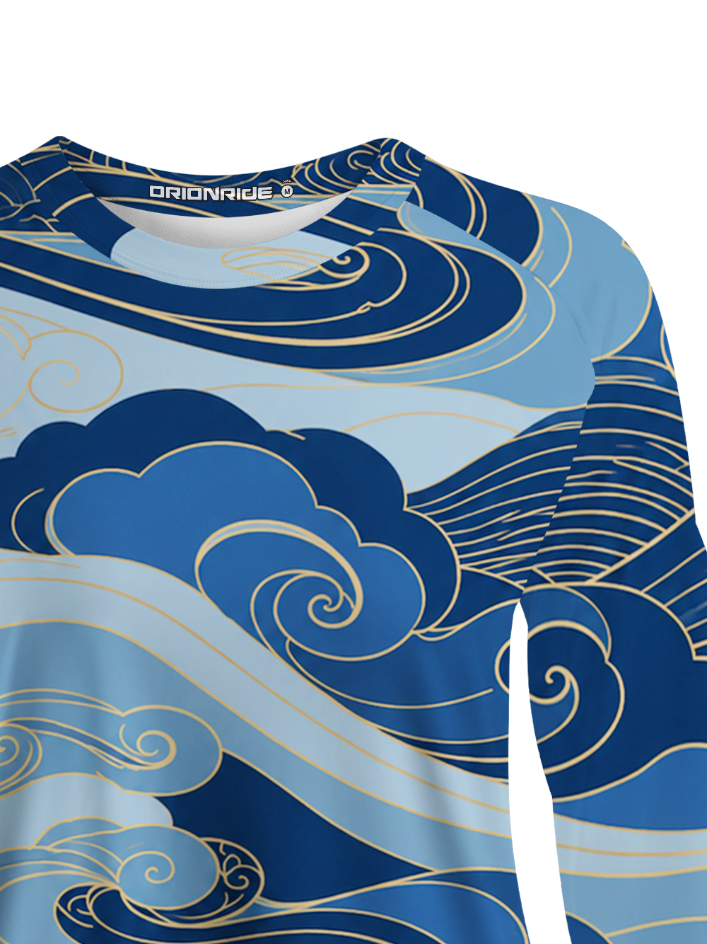 Orionride Golden Cloud Pattern Women's Quick Dry Downhill Jersey