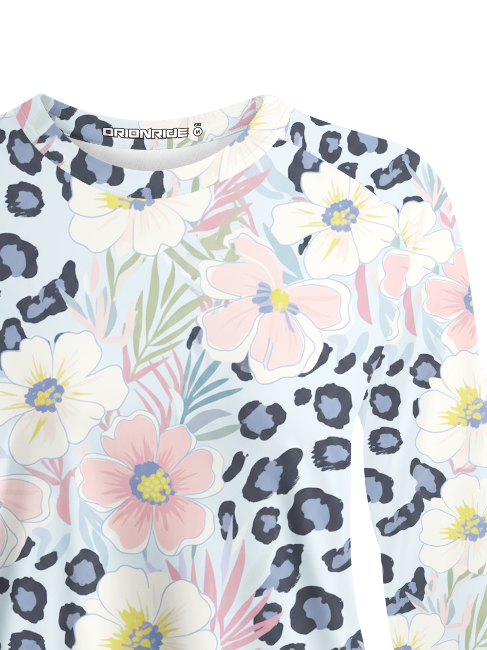 Orionride Hand-Painted Flowers Women's Quick Dry Downhill Jersey