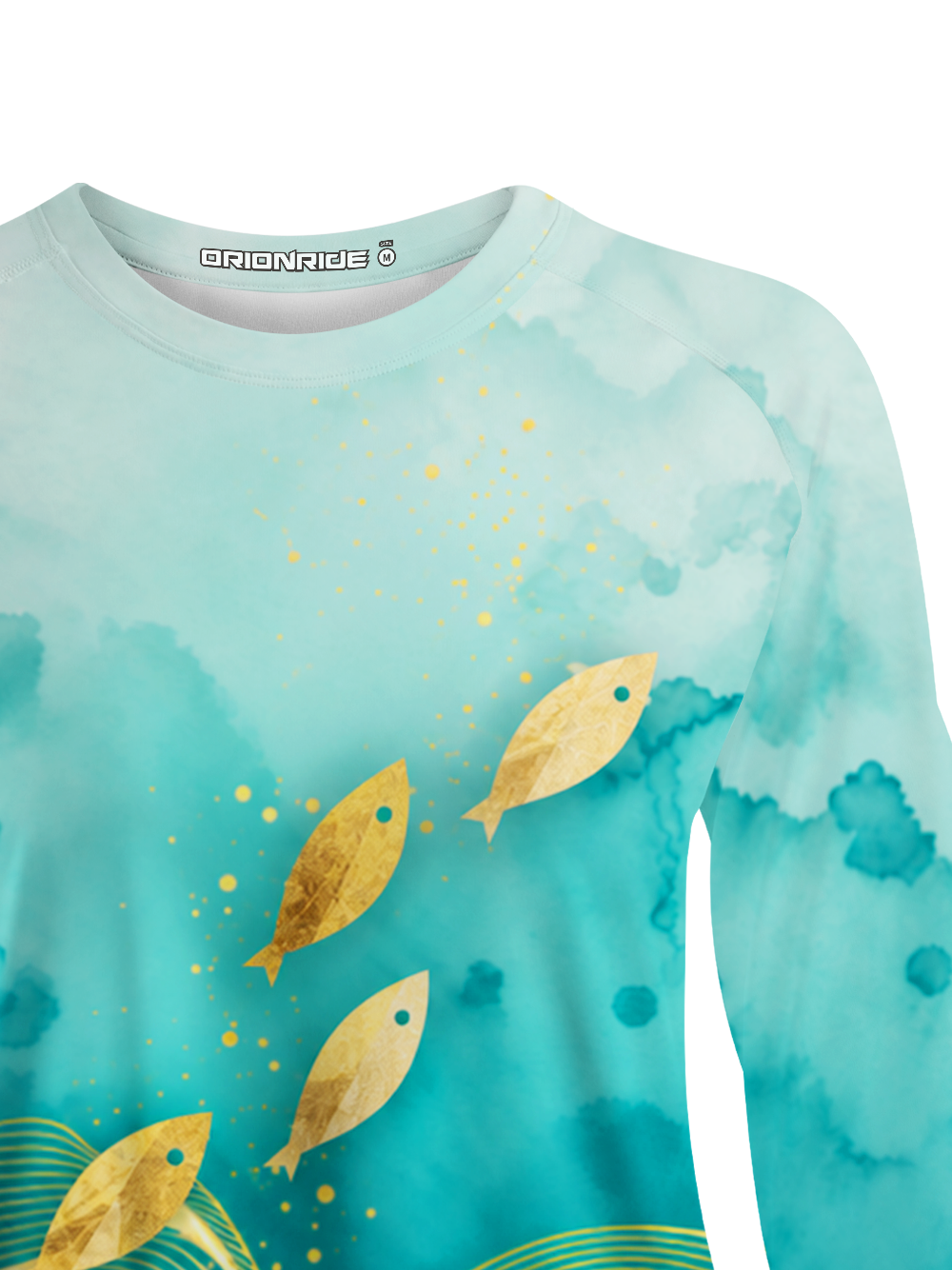 Orionride Golden Fish Current Women's Quick Dry Downhill Jersey
