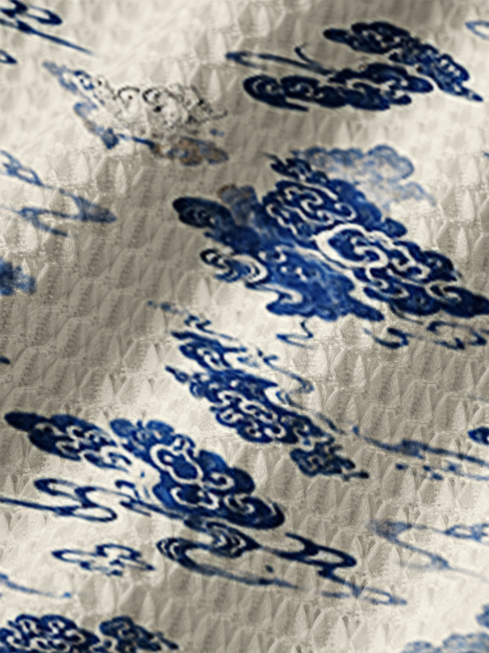 Orionride Auspicious Clouds Men's Camp Collar Knitted Shirt