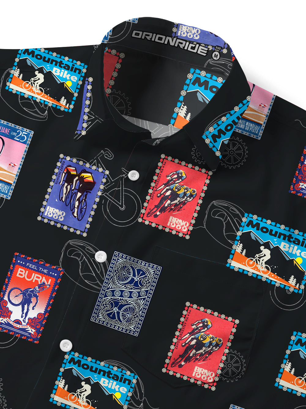 Orionride Stamp Collecting Zipper Pockets Ultra Lightweight Short Sleeves Gravel Shirt