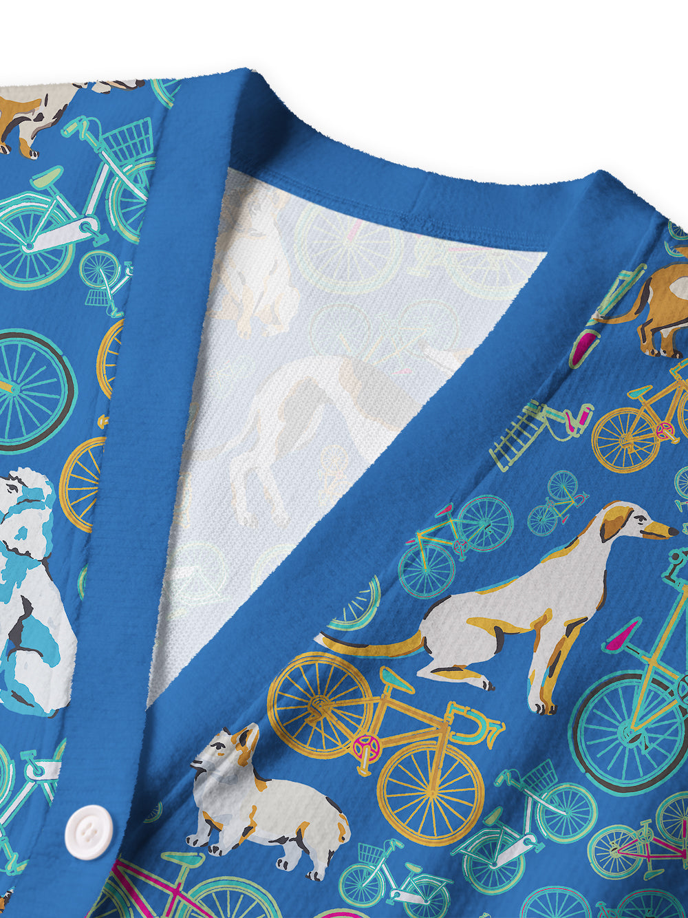 Orionride Pup Ride Men's Cardigan Knit Sweaters