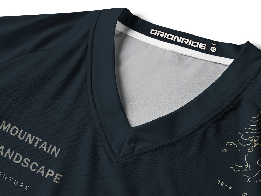 Orionride Golden Map Long Sleeve Downhill Jersey