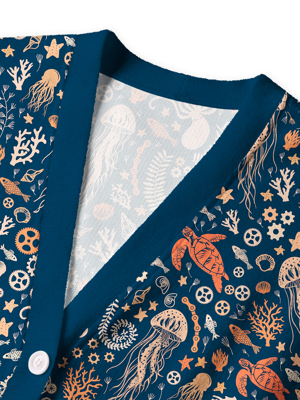 Orionride Ocean Paradise Men's Cardigan Knit Sweaters