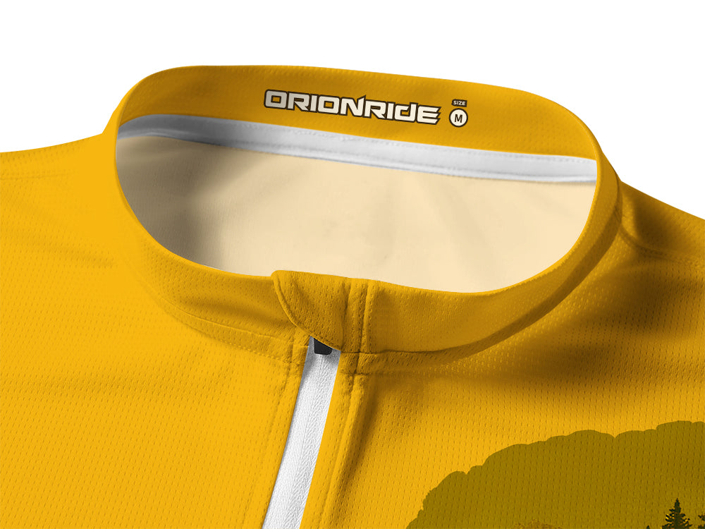 Orionride Noon Forest Long Sleeve Half Zipper Mountain Bike Jersey