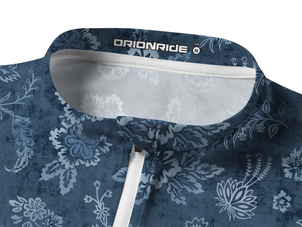 Orionride Gear Petals Long Sleeve Half Zipper Mountain Bike Jersey