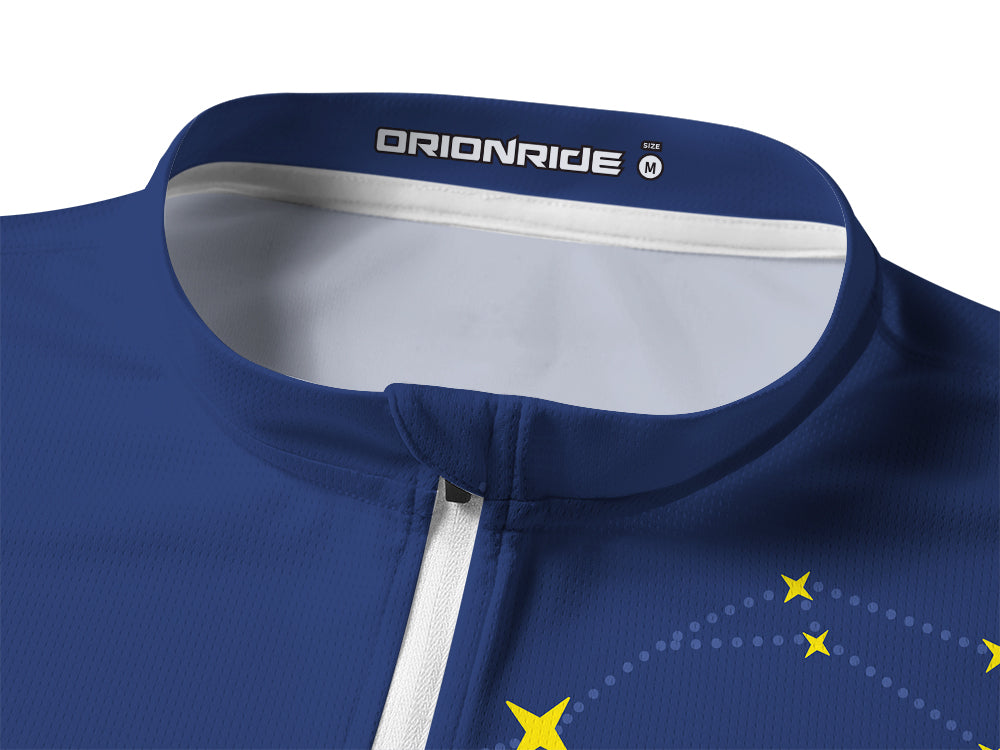 Orionride Cycling Under The Stars Long Sleeve Half Zipper Mountain Bike Jersey