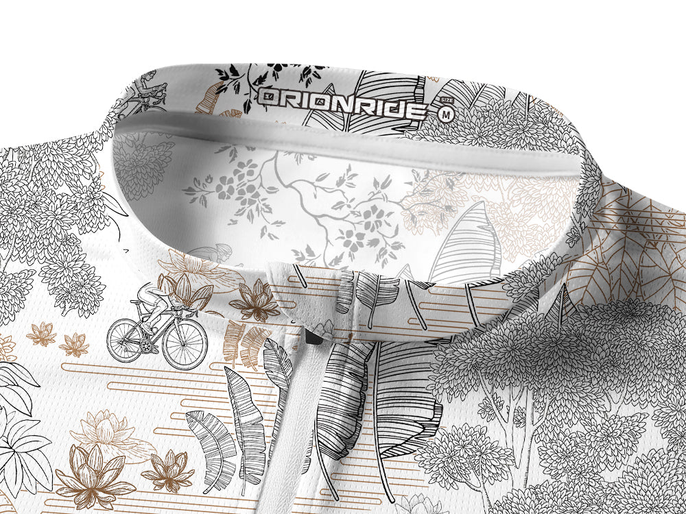 Orionride Dream Ride Long Sleeve Half Zipper Mountain Bike Jersey