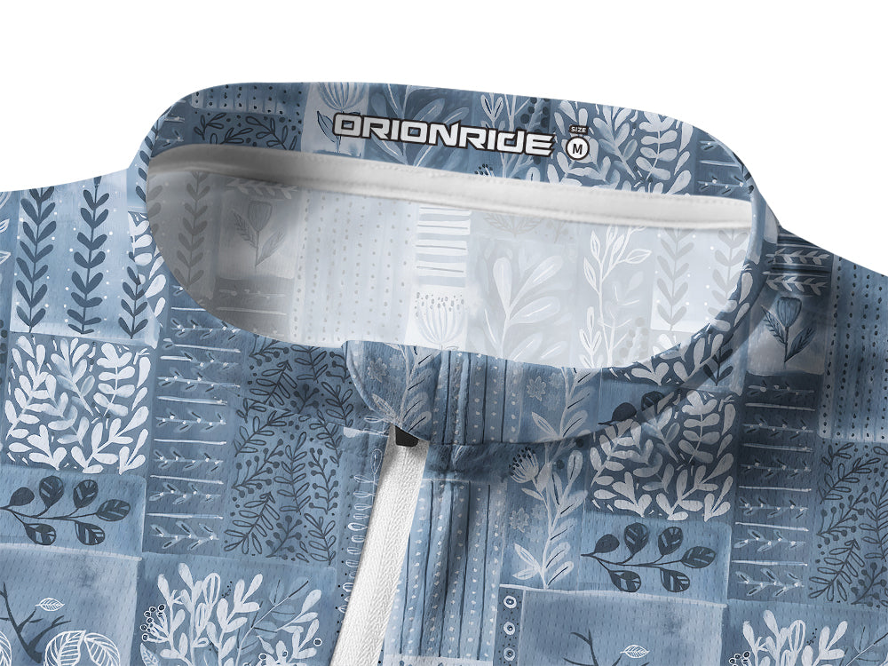 Orionride Bicycle Jigsaw Puzzle Long Sleeve Half Zipper Mountain Bike Jersey