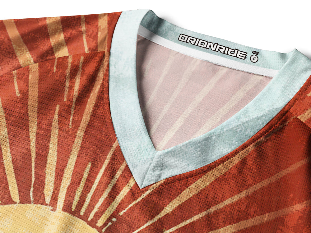 Orionride Iceberg Sunrise Long Sleeve Downhill Jersey