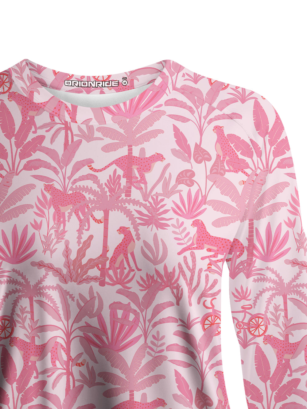 Orionride Jungle Leopar Women's Quick Dry Downhill Jersey