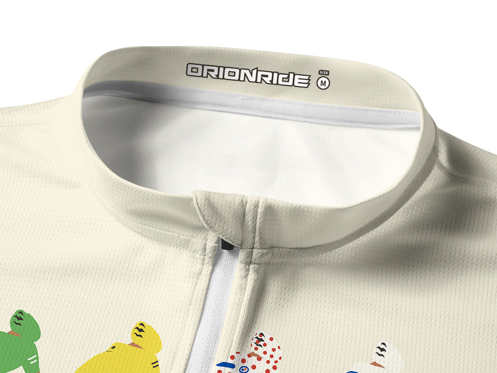 Orionride Pedal To The Bloom Long Sleeve Half Zipper Mountain Bike Jersey