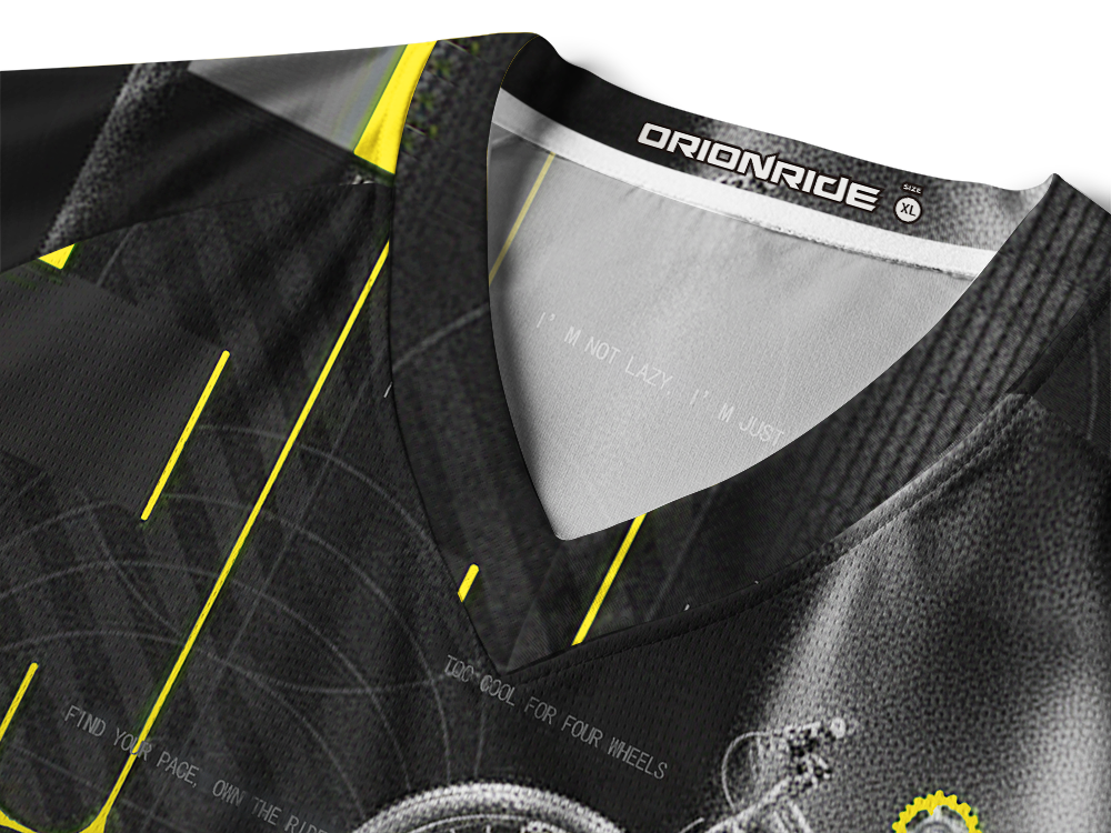 Orionride Pedal Harder Long Sleeve Downhill Jersey