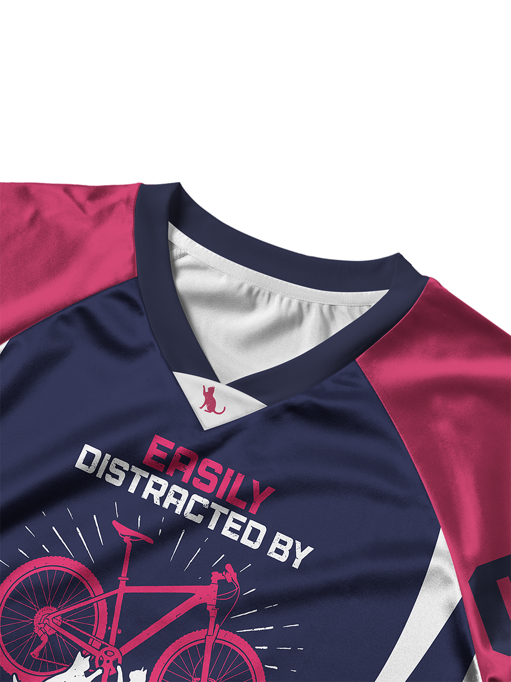 Orionride Cats And Bicycles Women's Sports Crop Jersey