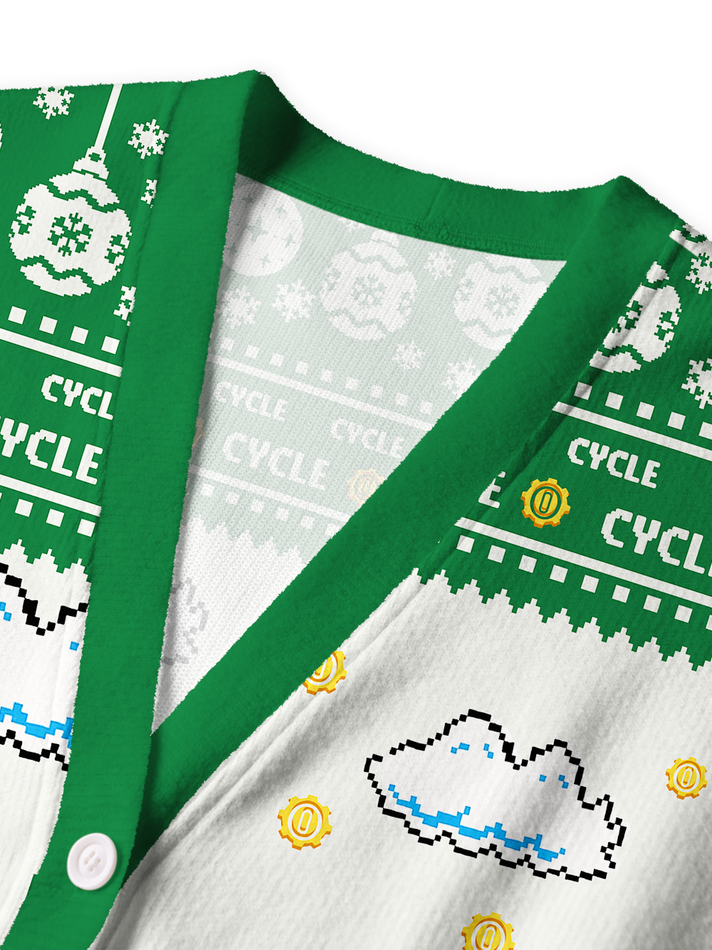 Orionride Cycle Game Men's Cardigan Knit Sweaters