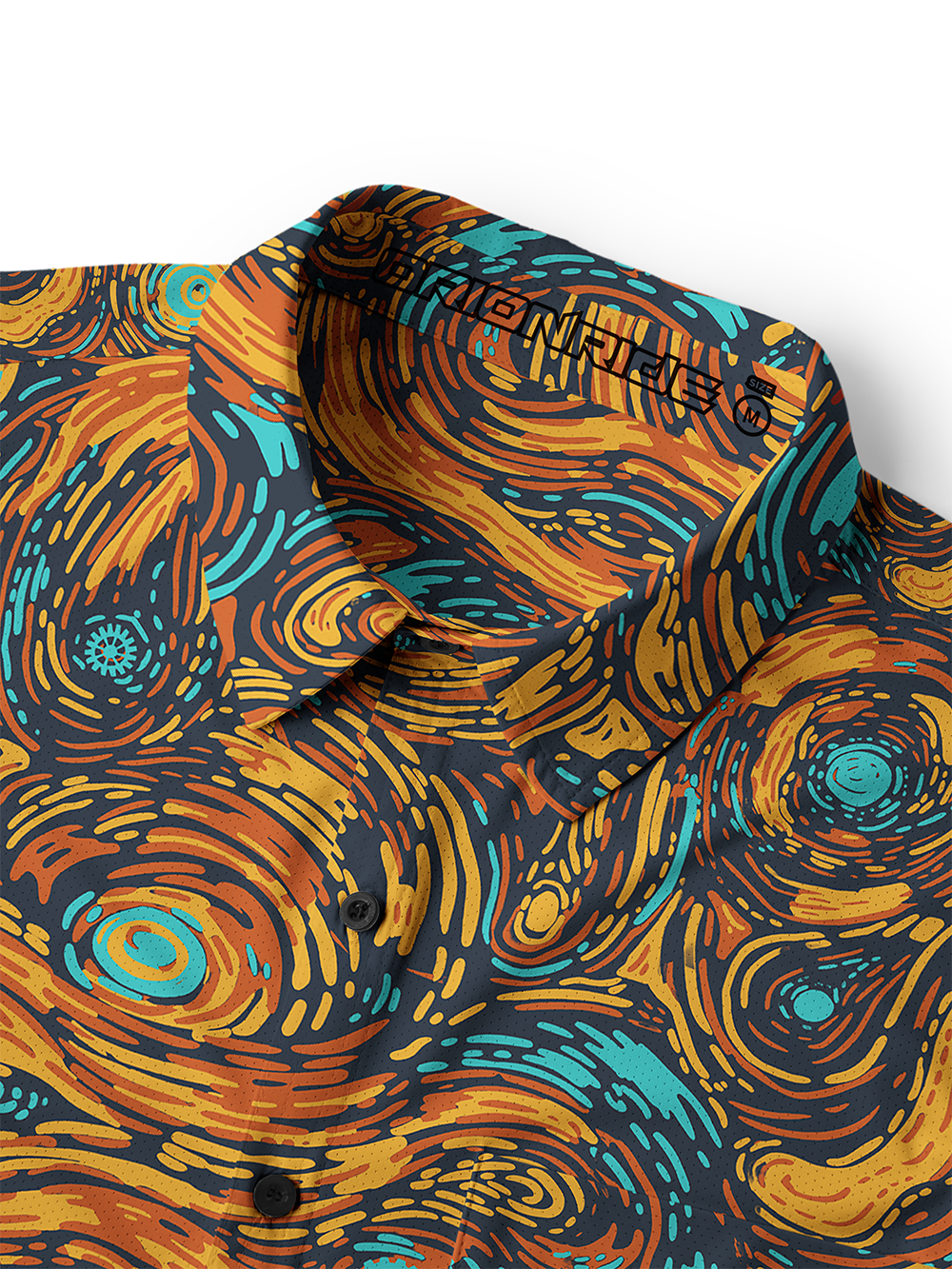 Orionride Starry Sky Men's Stretchy Breathable Long Sleeve Gravel Shirt