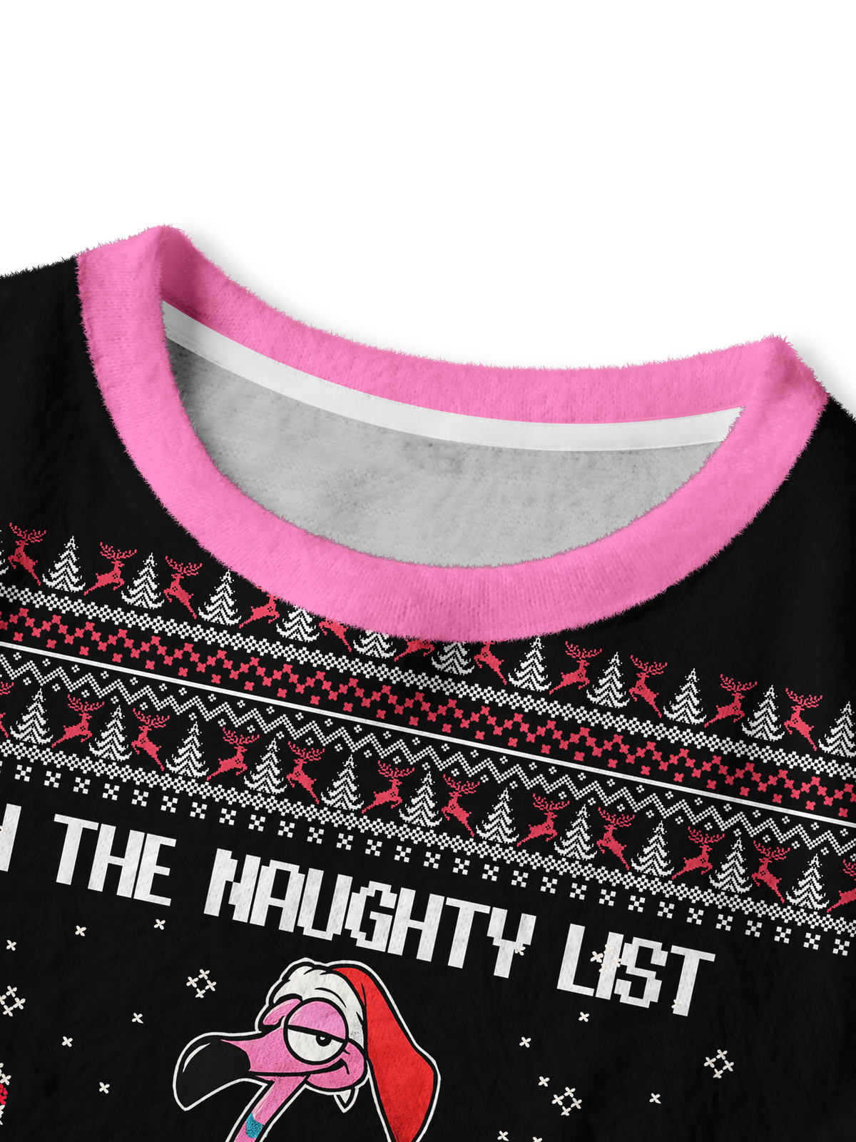 Orionride Flamingo Riding A Bicycle Women's Crop Sweaters