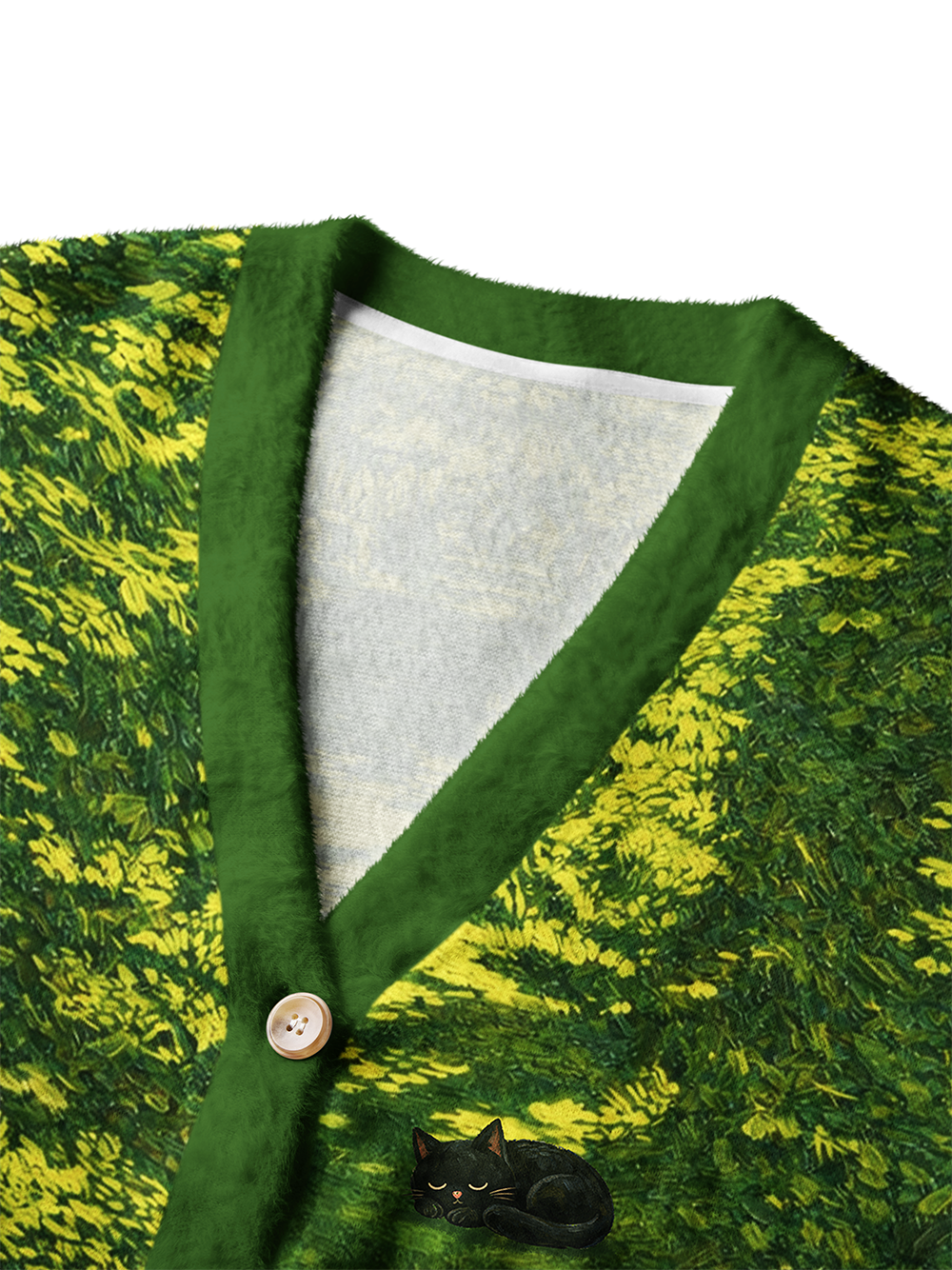 Orionride Sun Dappled Summer Women's Fuzzy Knit Cardigan