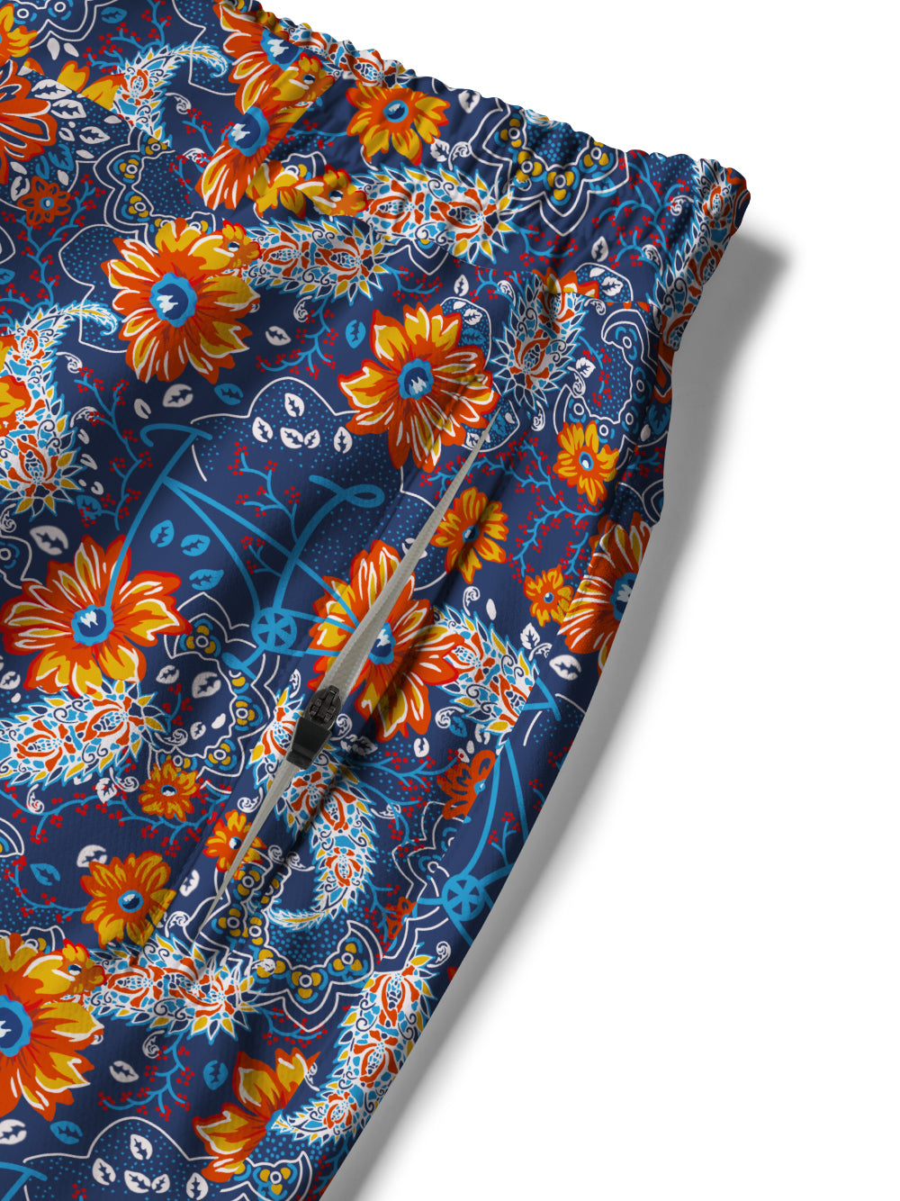 Orionride Sunset Garden Cycling Short With 2 Zipper Pockets