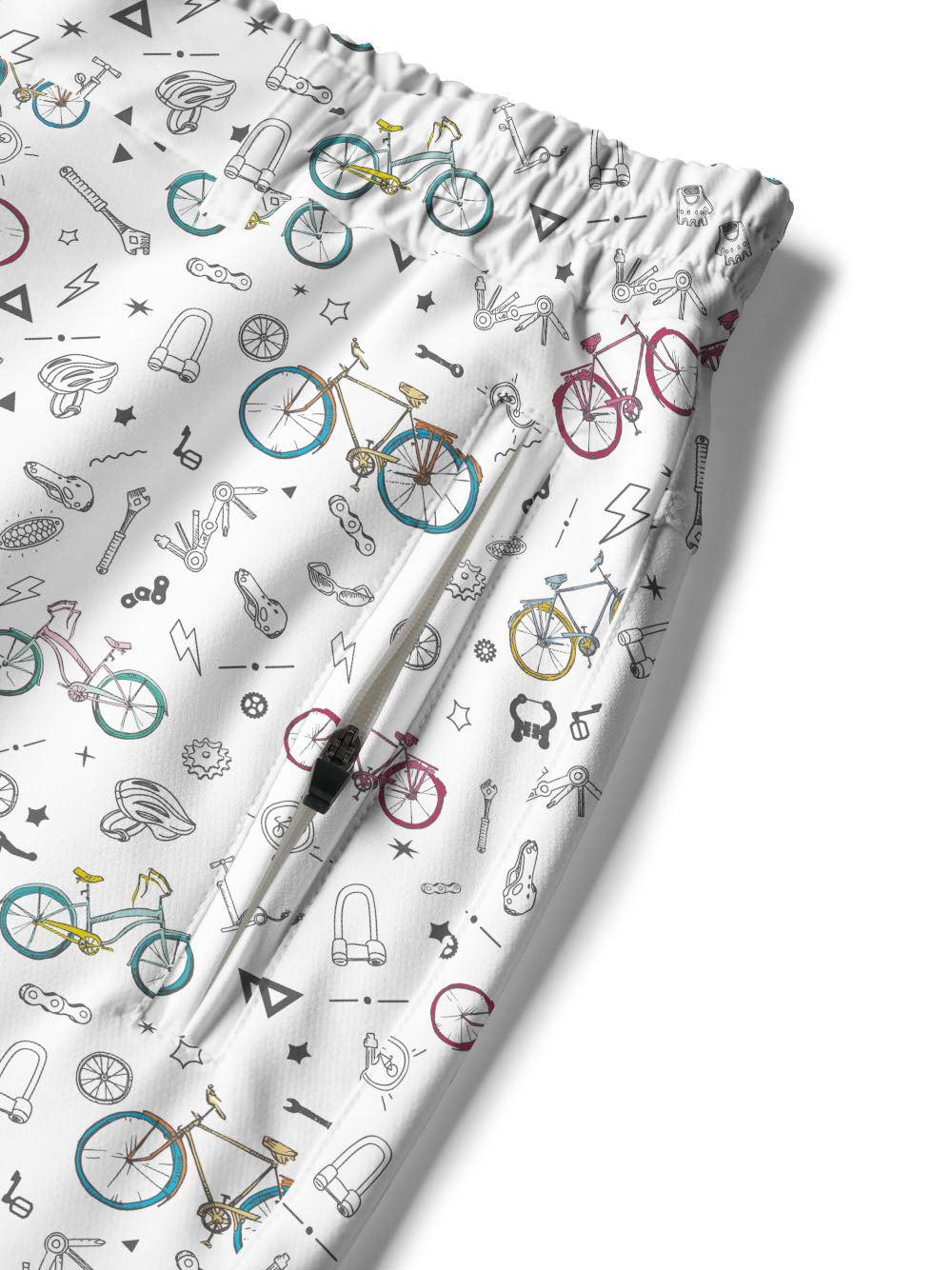 Orionride Parts World Cycling Short With 2 Zipper Pockets