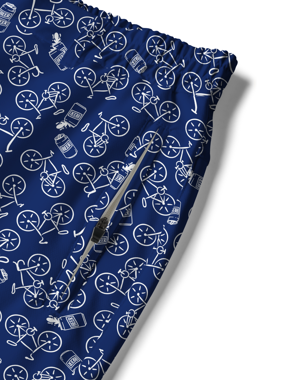 Orionride Beer Bike Cycling Short With 2 Zipper Pockets