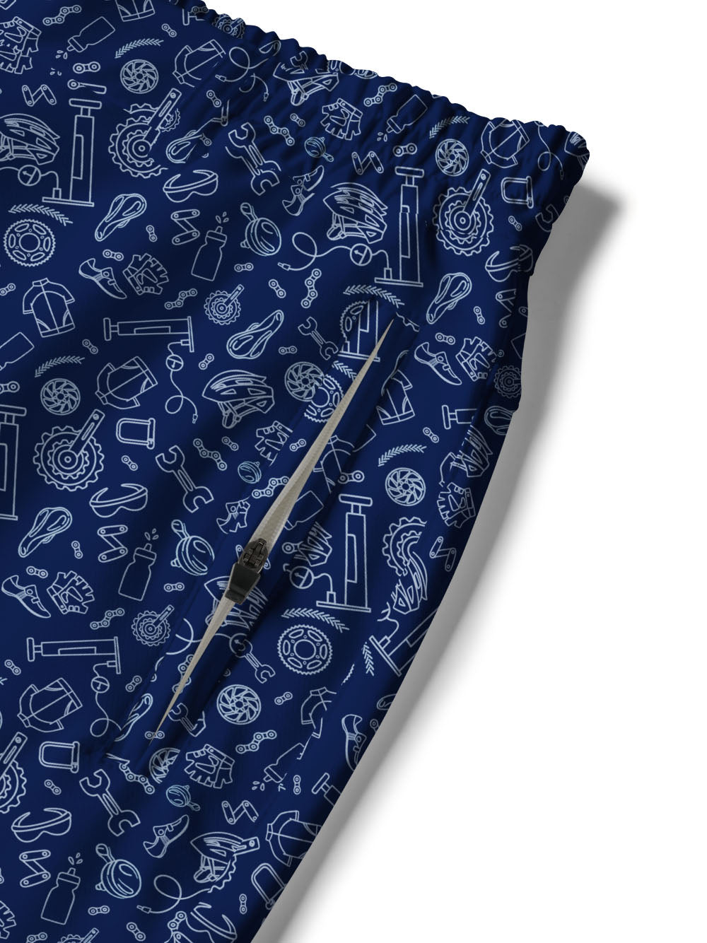 Orionride Cycling Parts Cycling Short With 2 Zipper Pockets