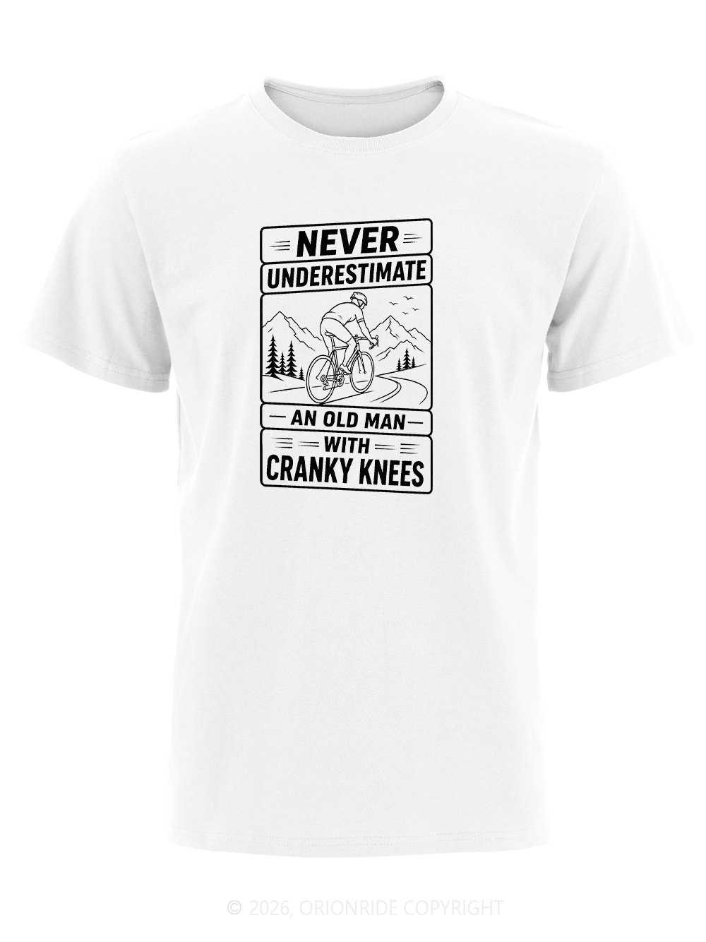 Orionride Cranky Knees Short Sleeves Bike T-Shirt