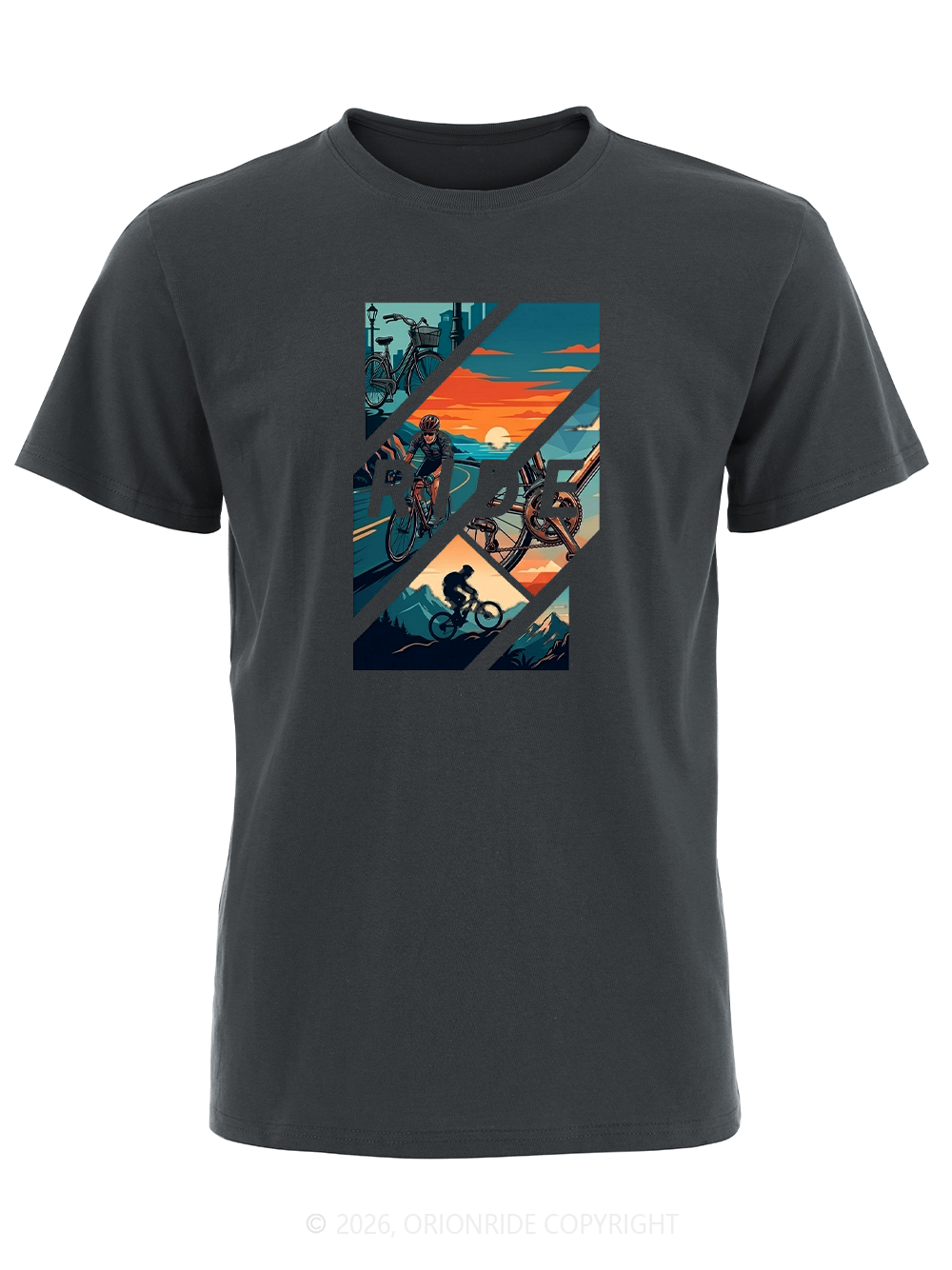 Orionride City Silhouette Short Sleeves Bike T-Shirt