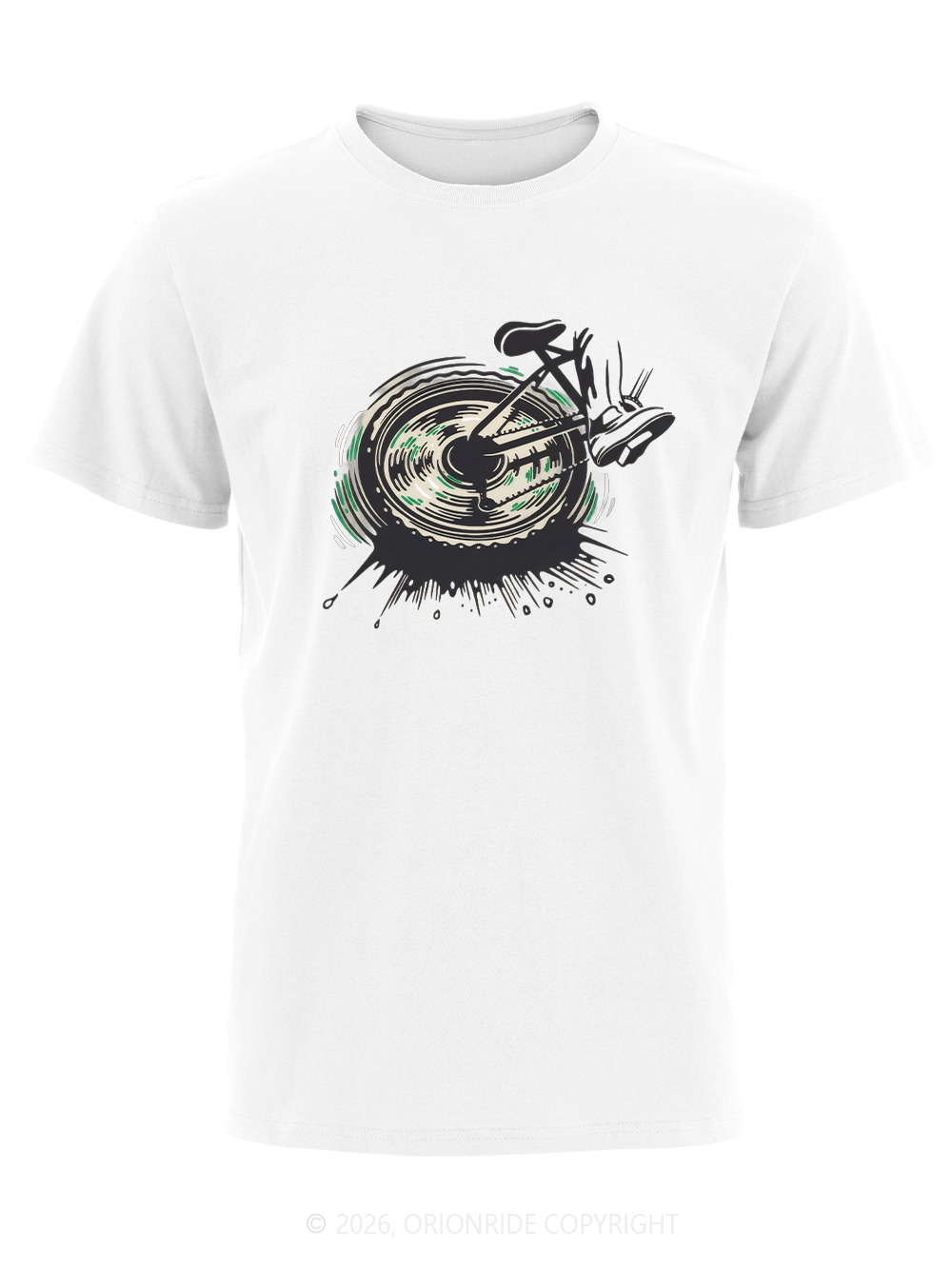 Orionride Cycling With All My Might Short Sleeves Bike T-Shirt