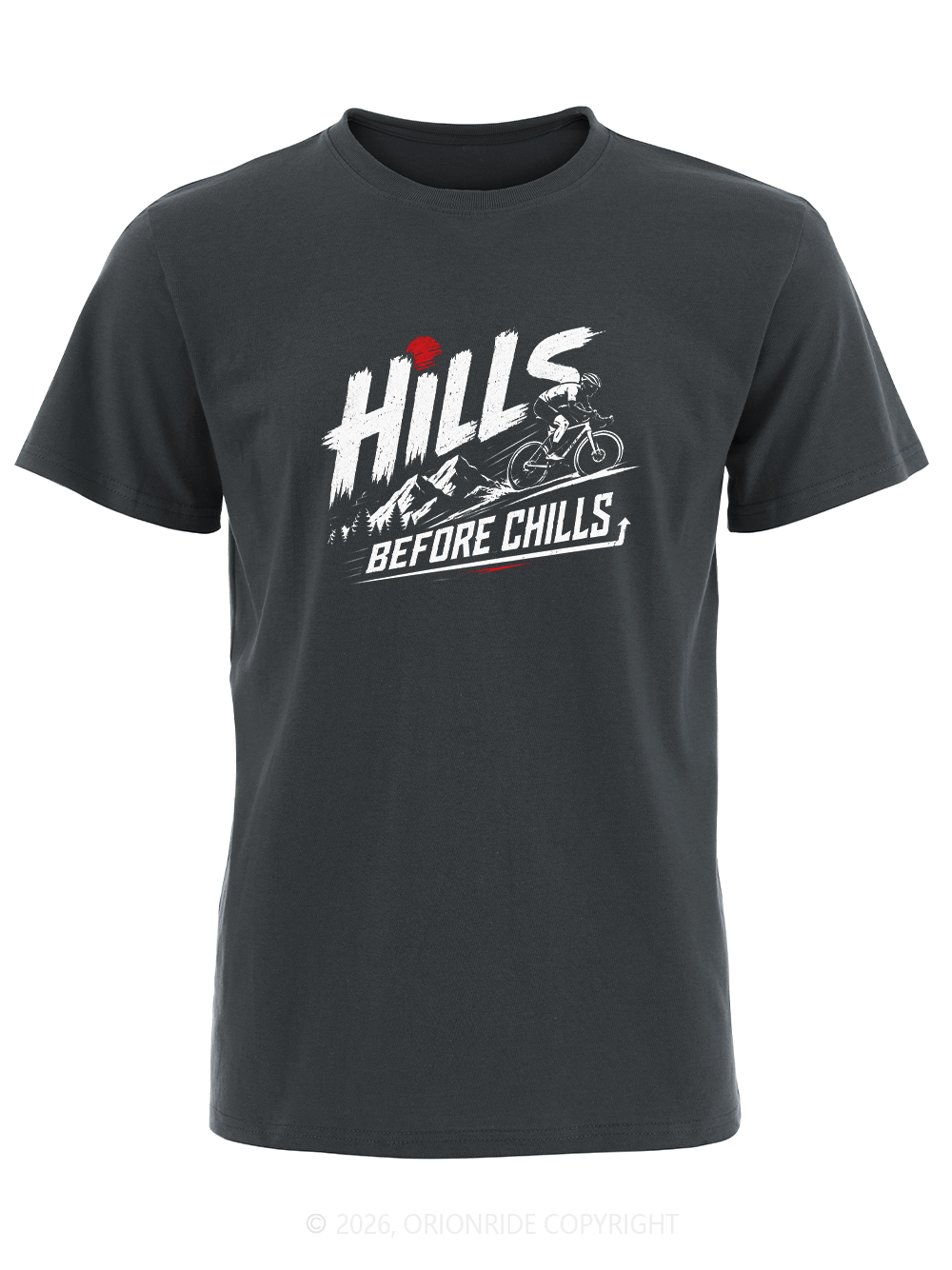 Orionride Hills Before Chills Short Sleeves Bike T-Shirt