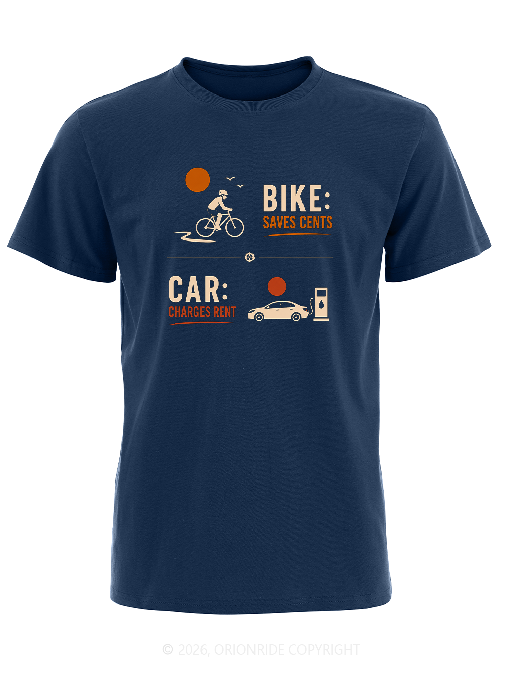 Orionride Rational Travel Short Sleeves Bike T-Shirt