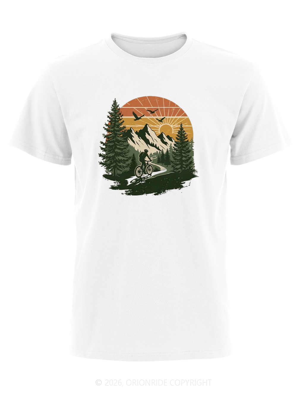 Orionride Wilderness Scenery Short Sleeves Bike T-Shirt