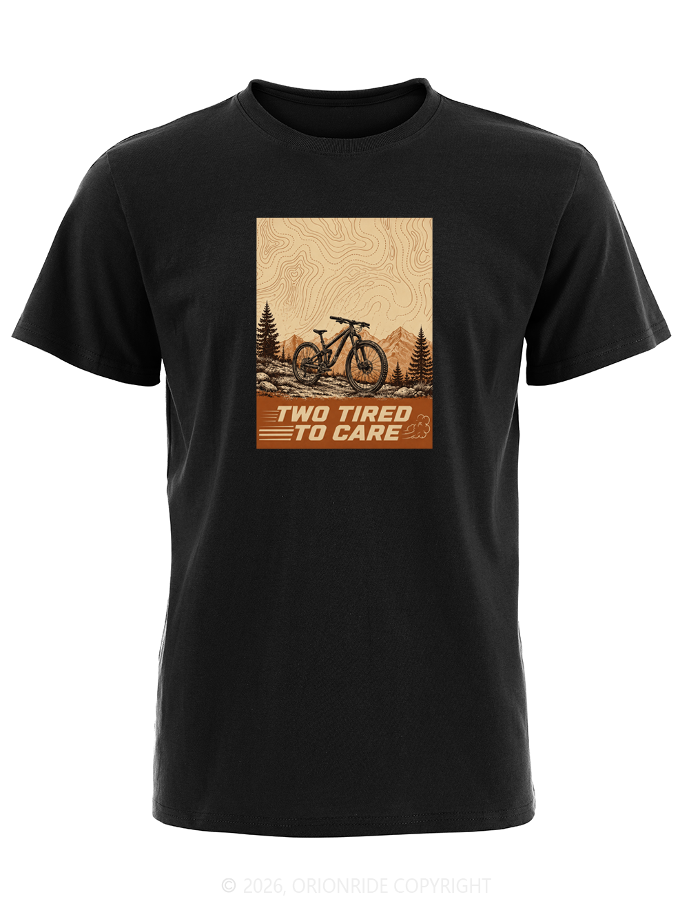 Orionride Topographic Reverie Short Sleeves Bike T-Shirt