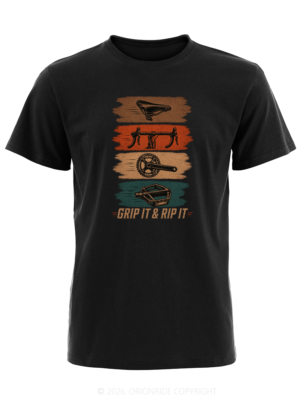 Orionride Parts Color Blocks Short Sleeves Bike T-Shirt
