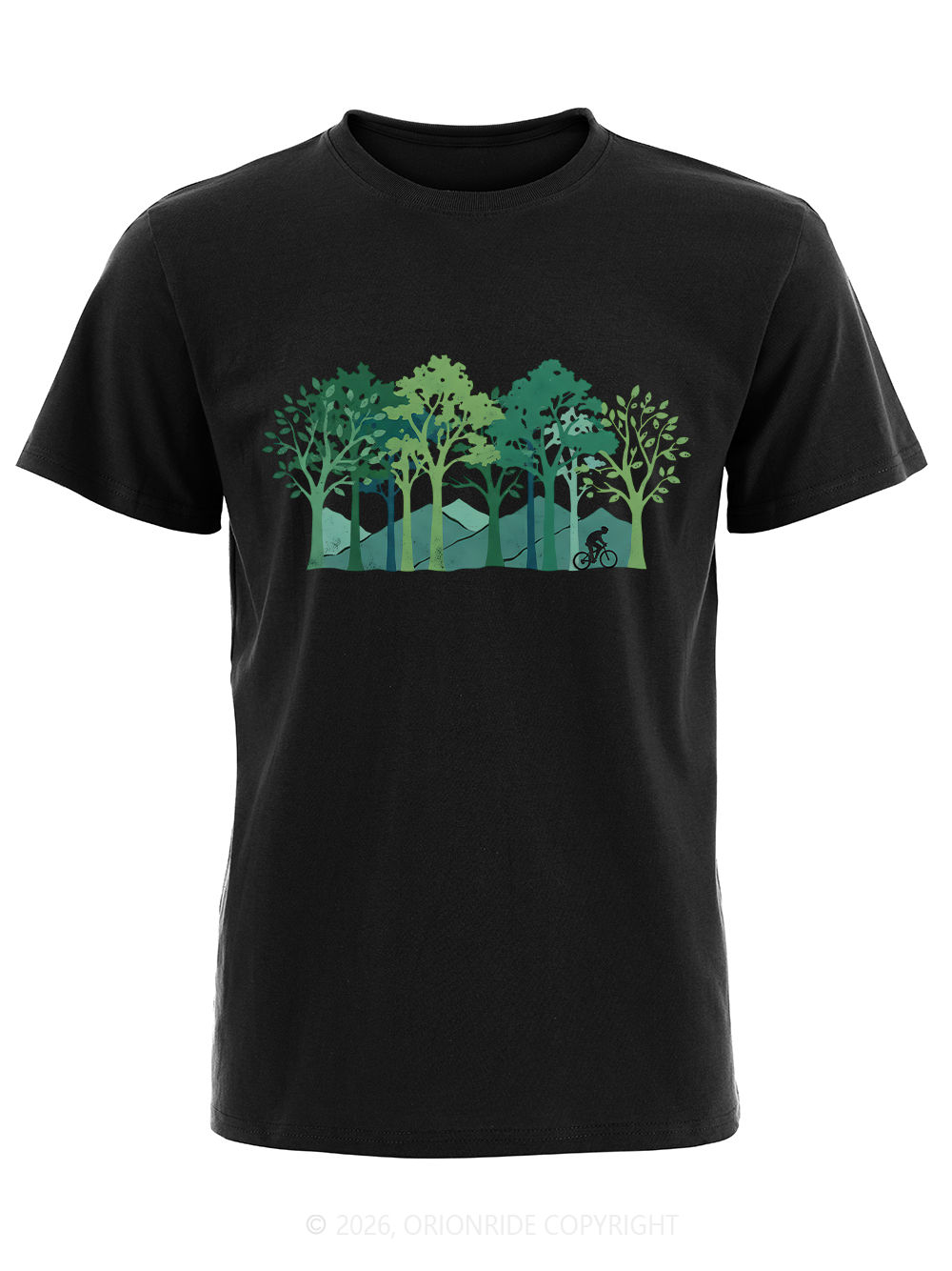 Orionride Galloping Through The Forest Short Sleeves Bike T-Shirt