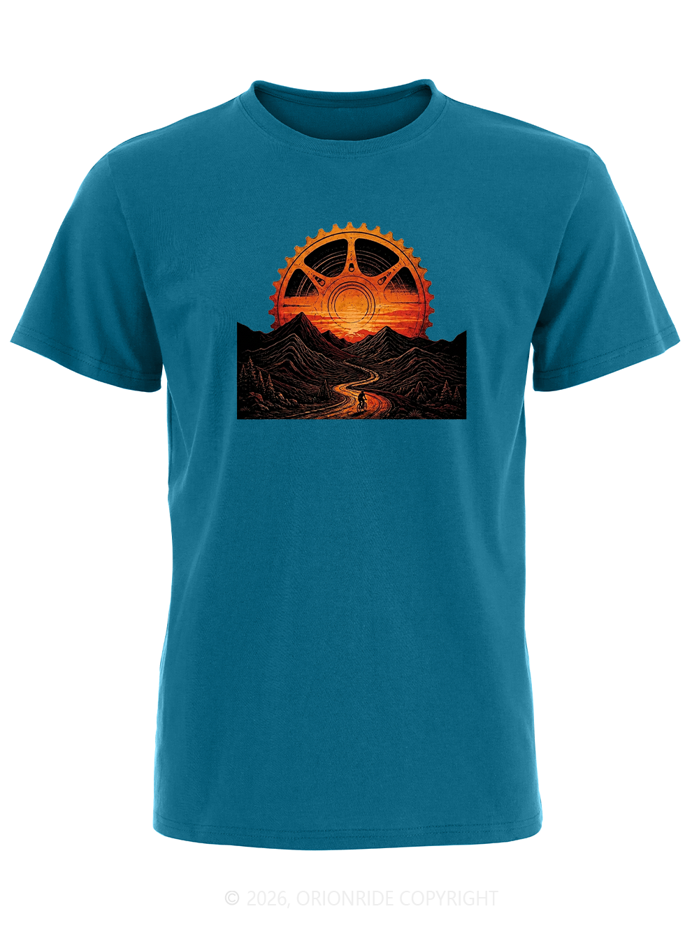 Orionride Gear Sunset Short Sleeves Bike T-Shirt
