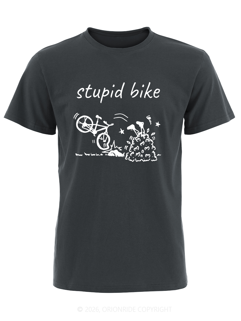 Orionride Stupid Bike Short Sleeves Bike T-Shirt