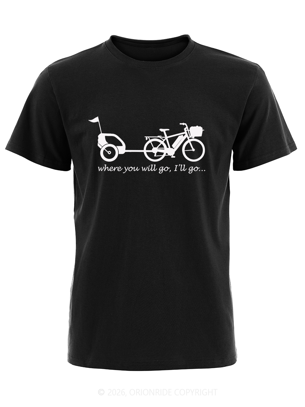 Orionride Father And Son Bicycles Short Sleeves Bike T-Shirt