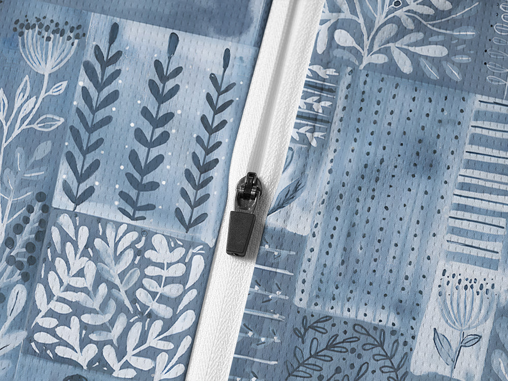 Orionride Bicycle Jigsaw Puzzle Long Sleeve Half Zipper Mountain Bike Jersey