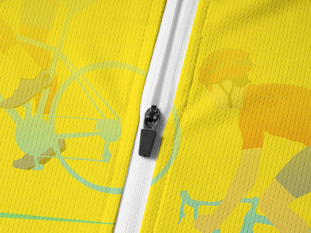 Orionride Passionate Competition Long Sleeve Half Zipper Mountain Bike Jersey