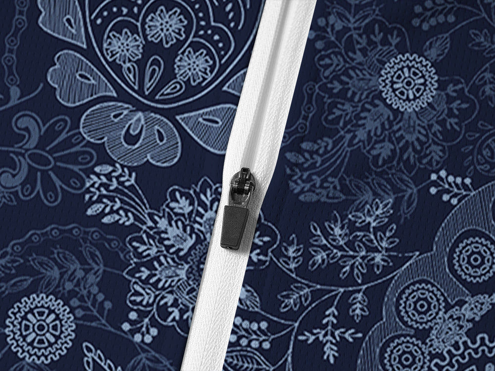 Orionride Gear Cashew Stamen Long Sleeve Half Zipper Mountain Bike Jersey