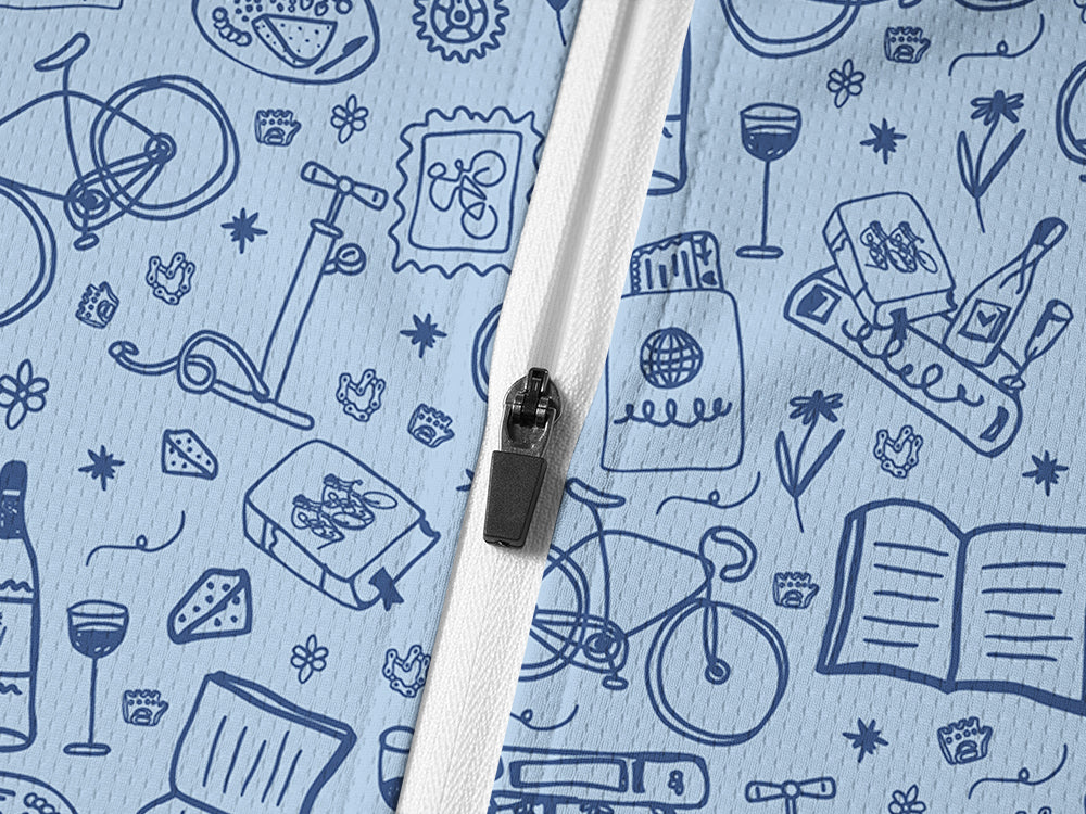 Orionride Cycling Club Long Sleeve Half Zipper Mountain Bike Jersey