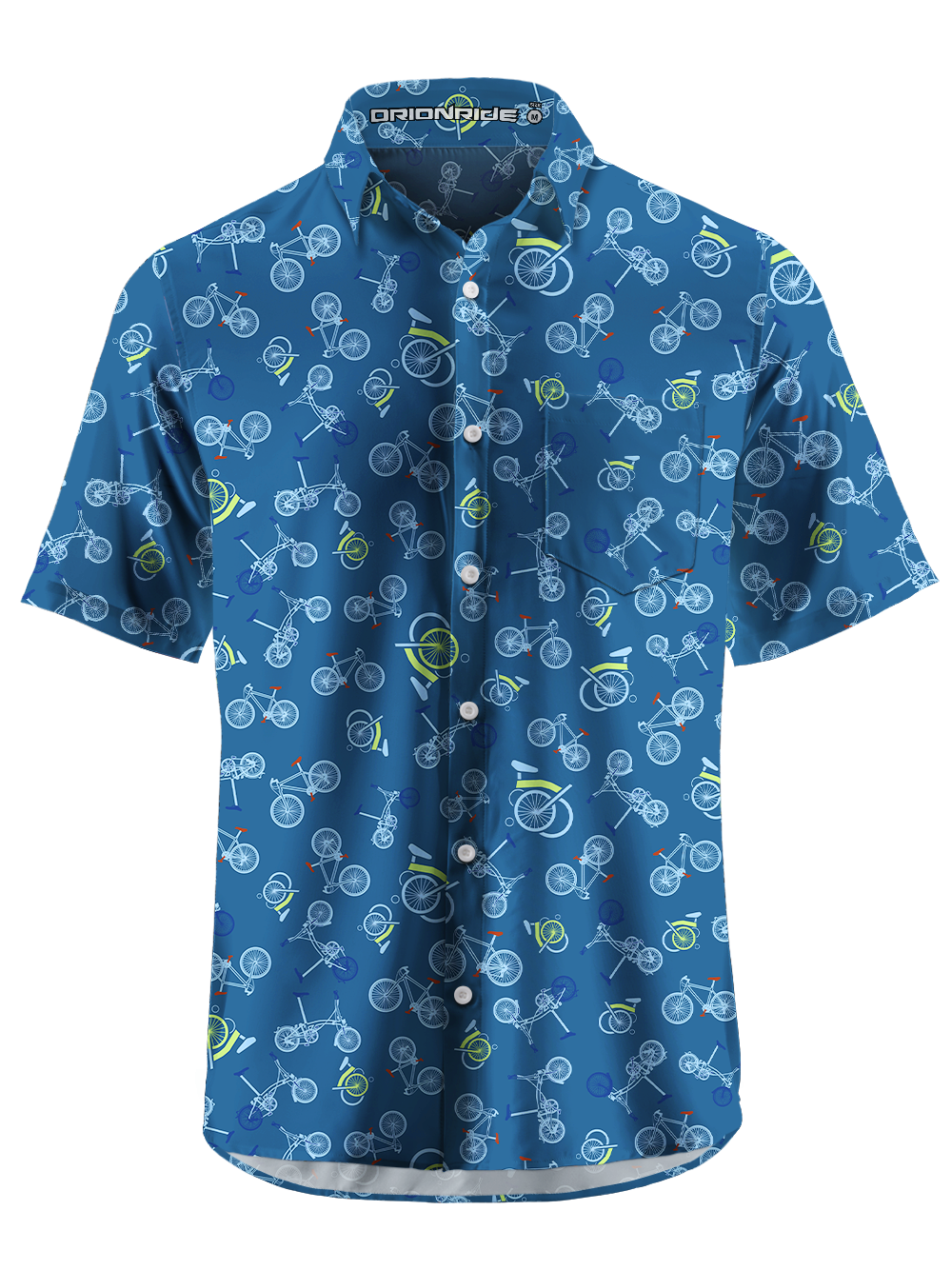 Orionride Bicycle World Zipper Pockets Ultra Lightweight Short Sleeves Gravel Shirt