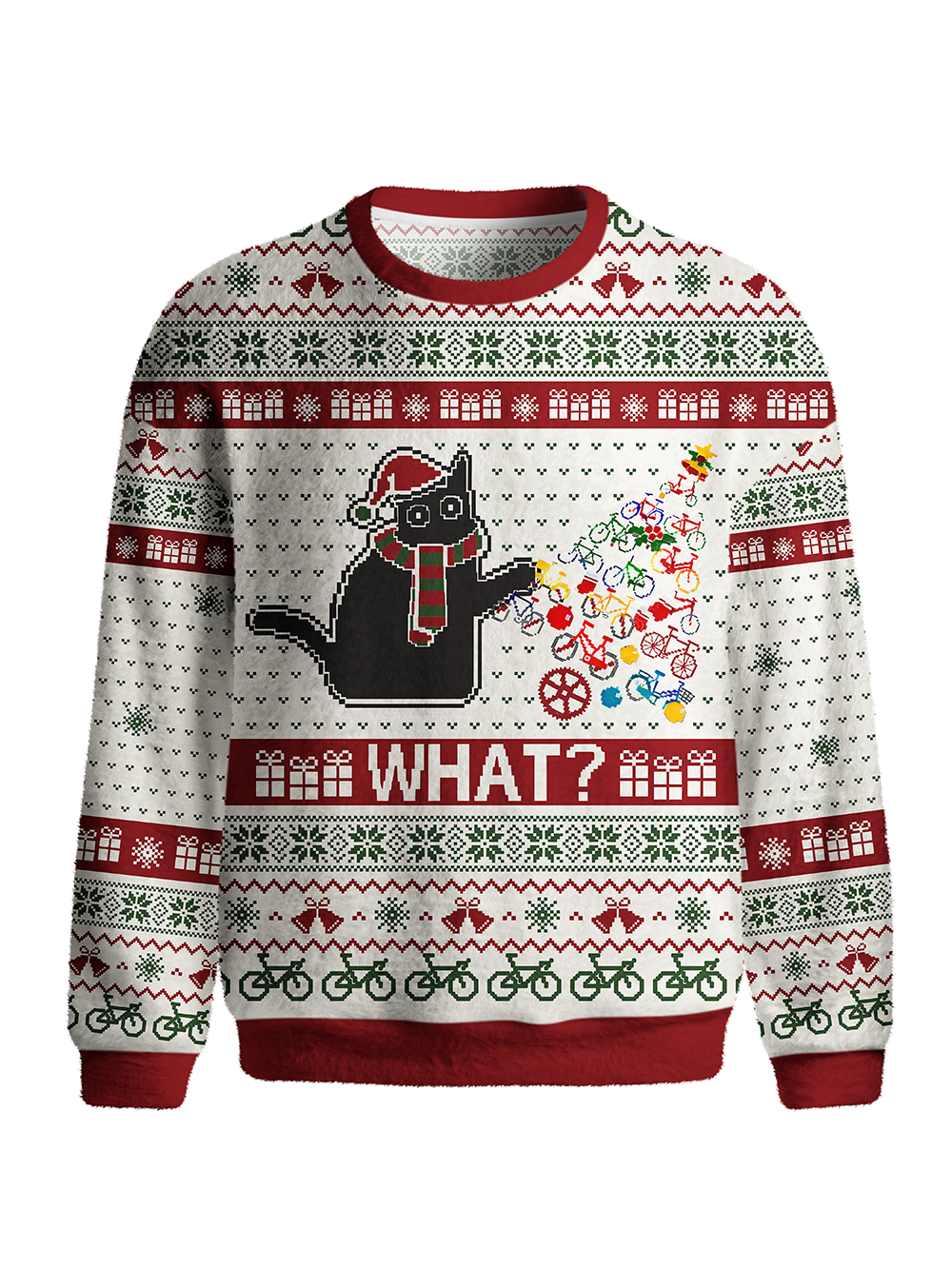 Orionride Christmas Cat Men's Sweaters