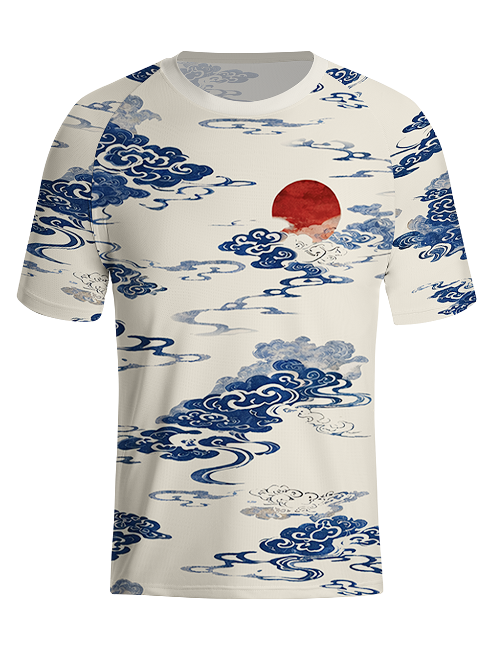 Orionride Auspicious Clouds Men's Lightweight Mesh T-shirt