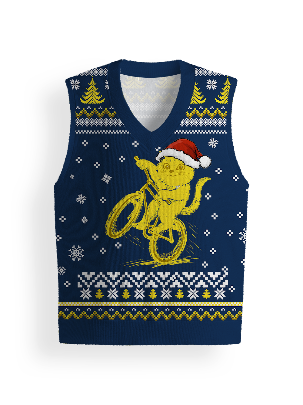 Orionride Christmas Kitten Sweater Vest