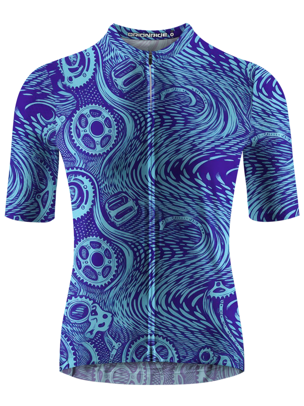 Orionride Mechanical Pattern Short Sleeves Cycling Jersey